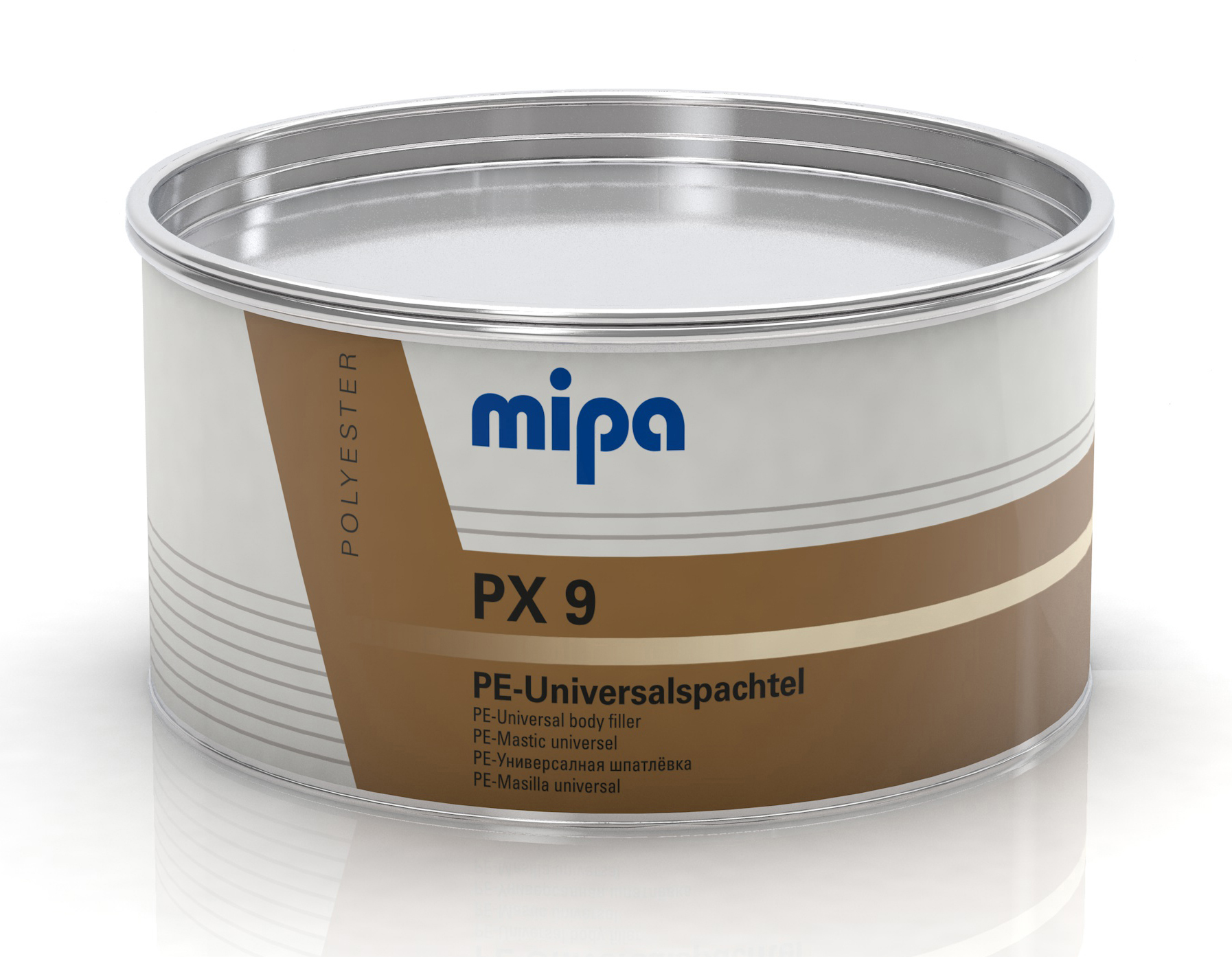 Mipa PX 9 - 1 Liter, PE-Universalspachtel light inkl. Härter