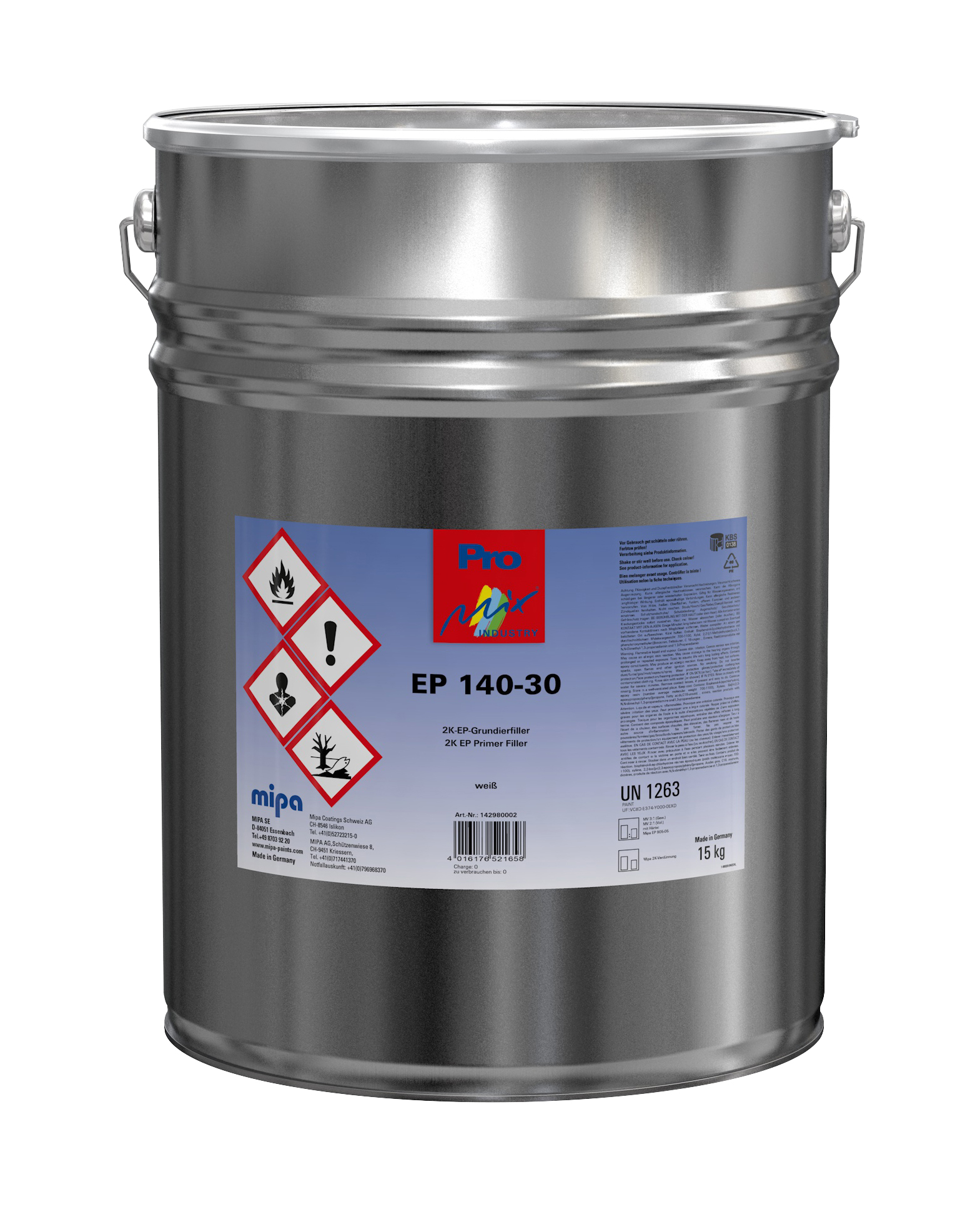Mipa EP 140-30 2K-EP-Grundierfiller