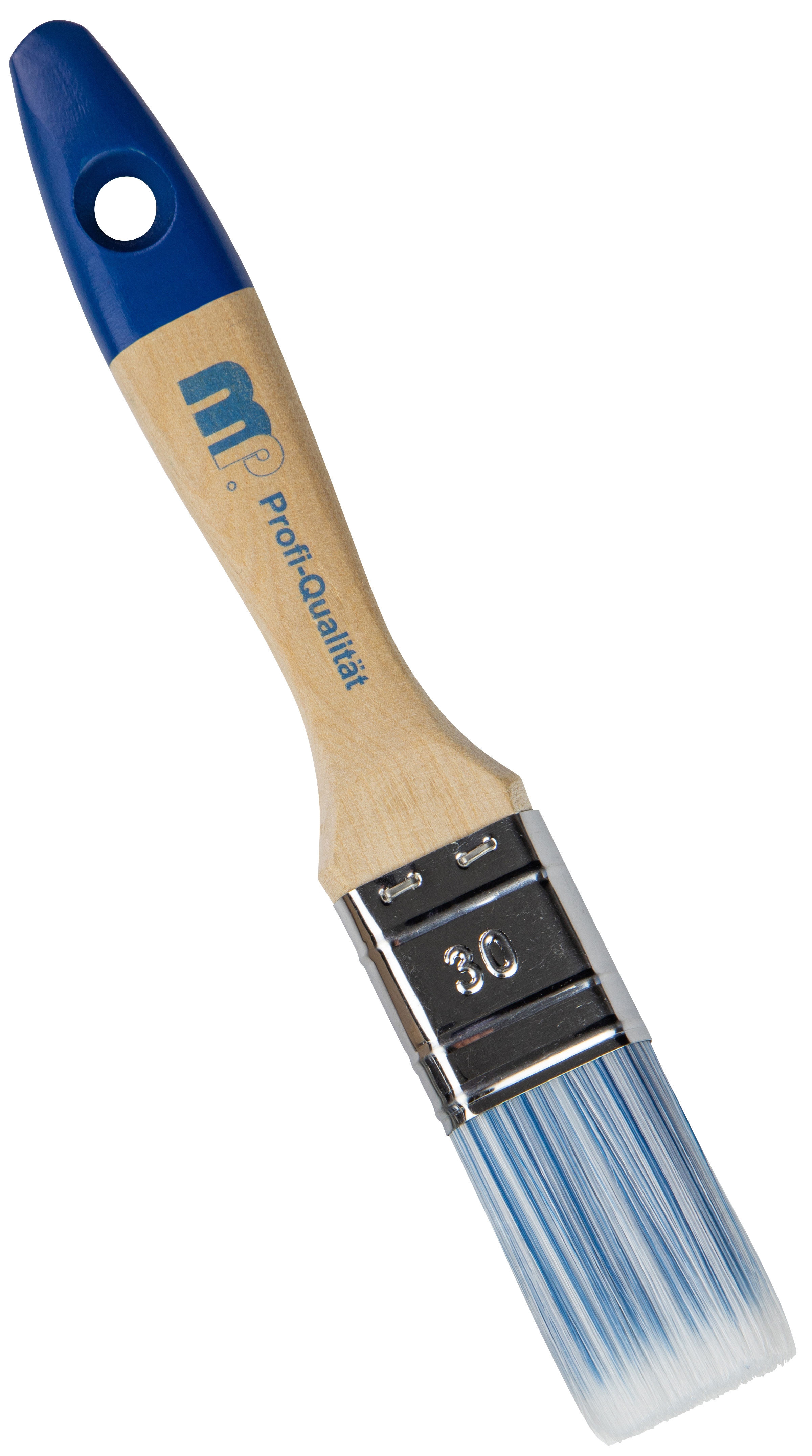 MP Flach-Pinsel Profi Universal-Kunststoffborste, Edelstahlfassung, Holzstiel