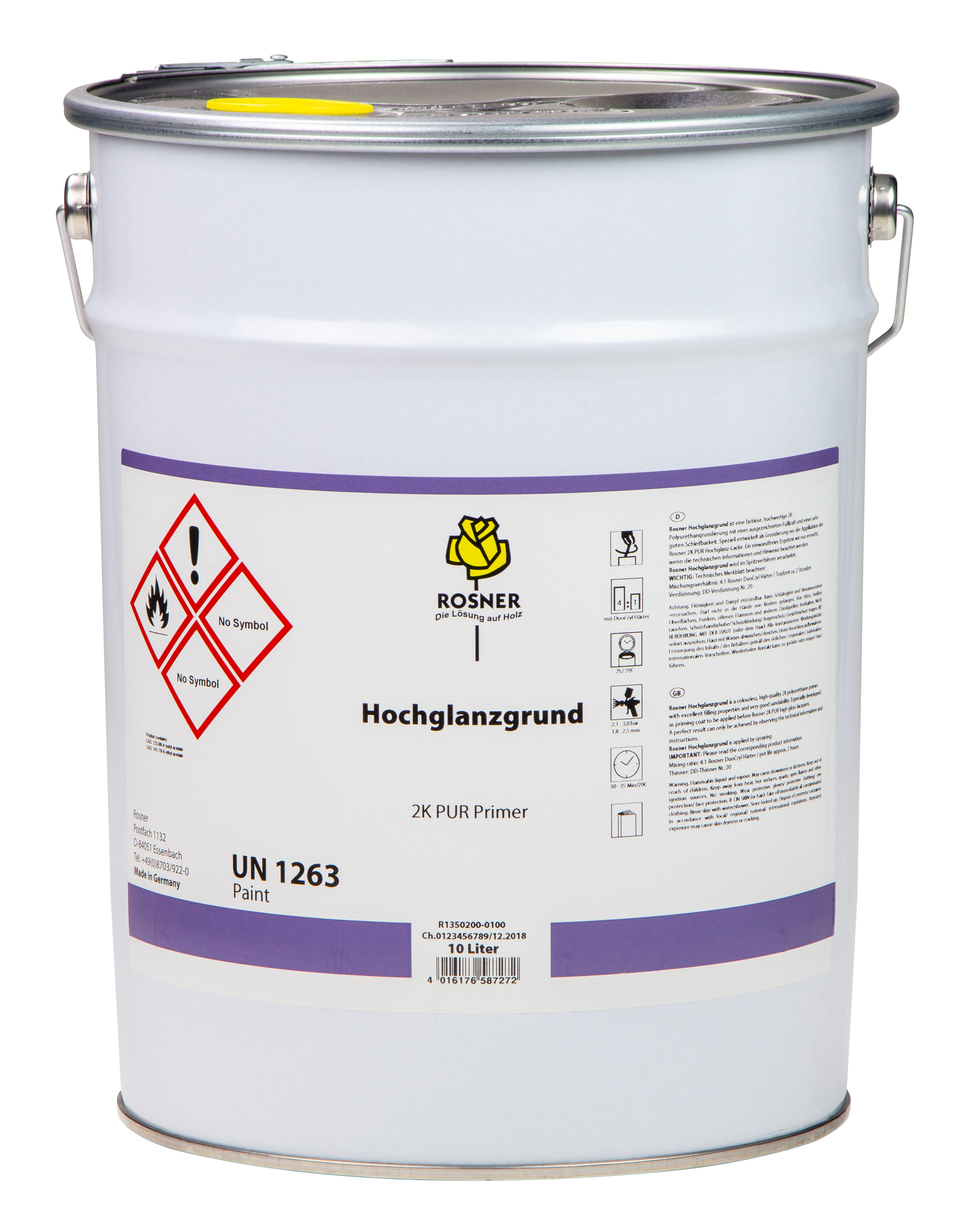 Rosner Hochglanzgrund