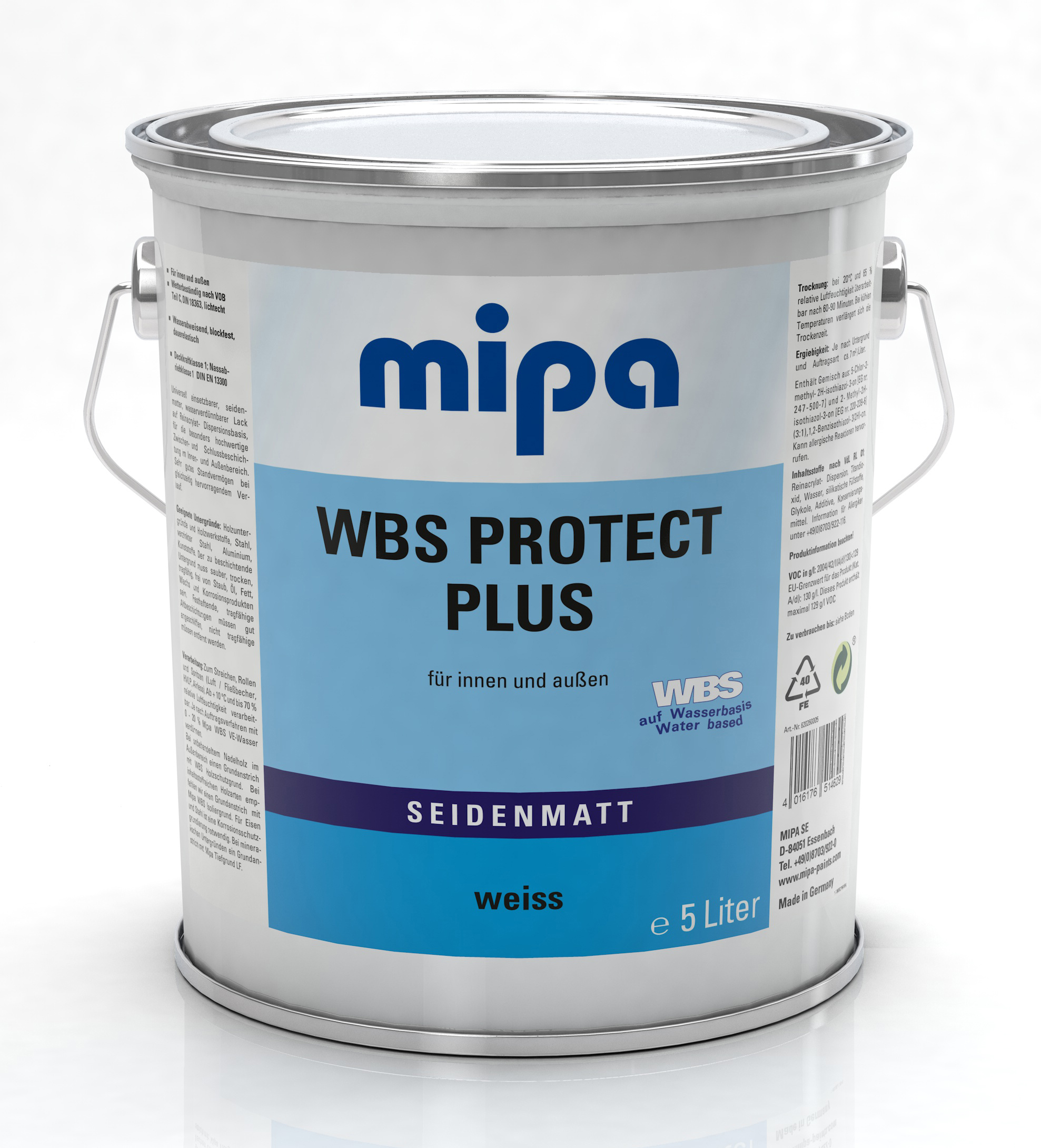 Pro Mix WBS Protect Plus 750ml, seidenmatt Basis 1 Pro Mix Decorative