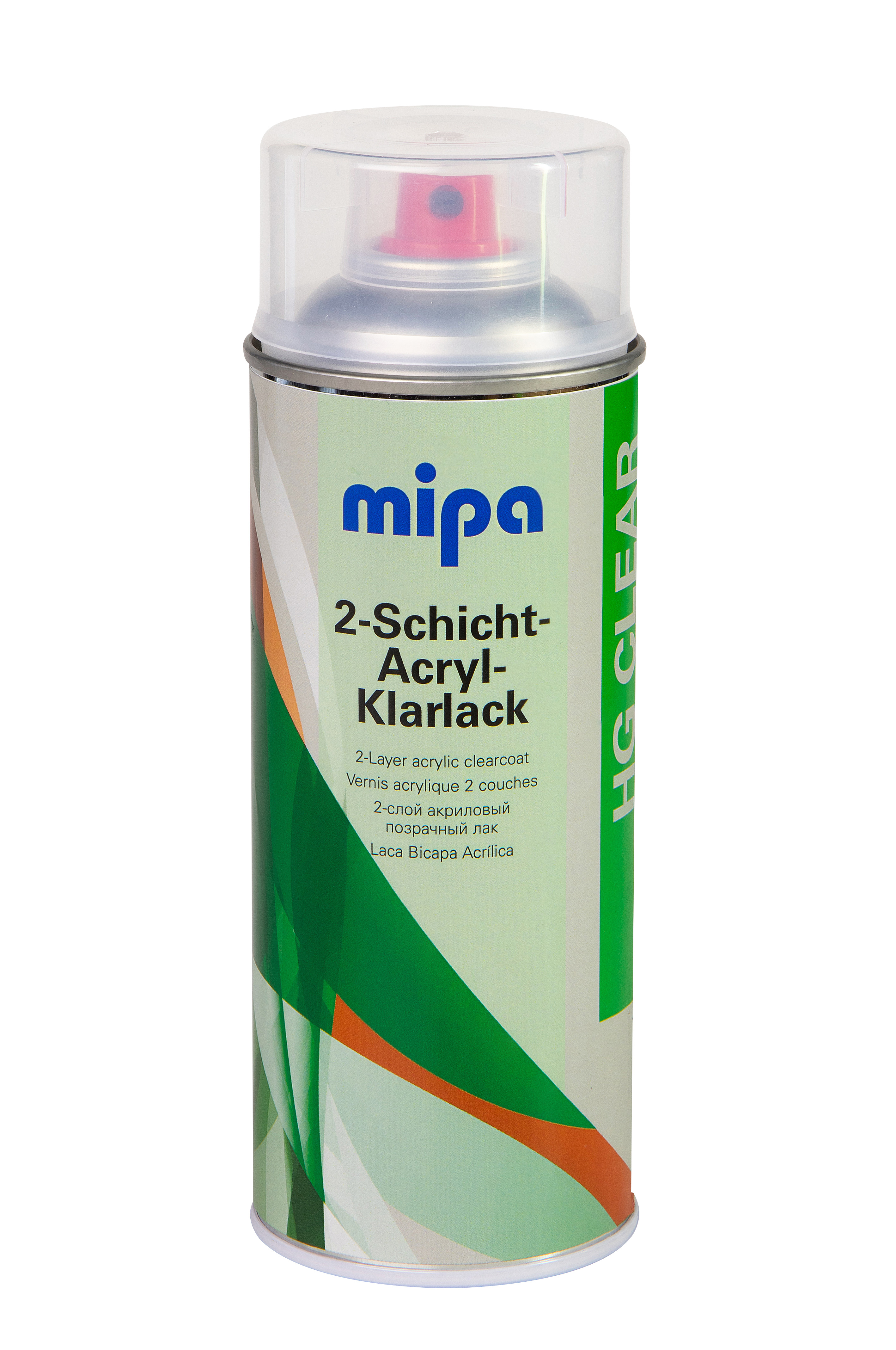 Mipa 2-Schicht-Acryl-Klarlack, hochglänzend Auto-Spray 400 ml