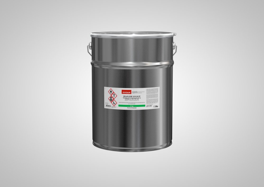 RELAFLOOR 1510 2K EP, Spezialgrundierung kieselgrau ca. RAL 7032, MV-GEW 5:1 5 KG