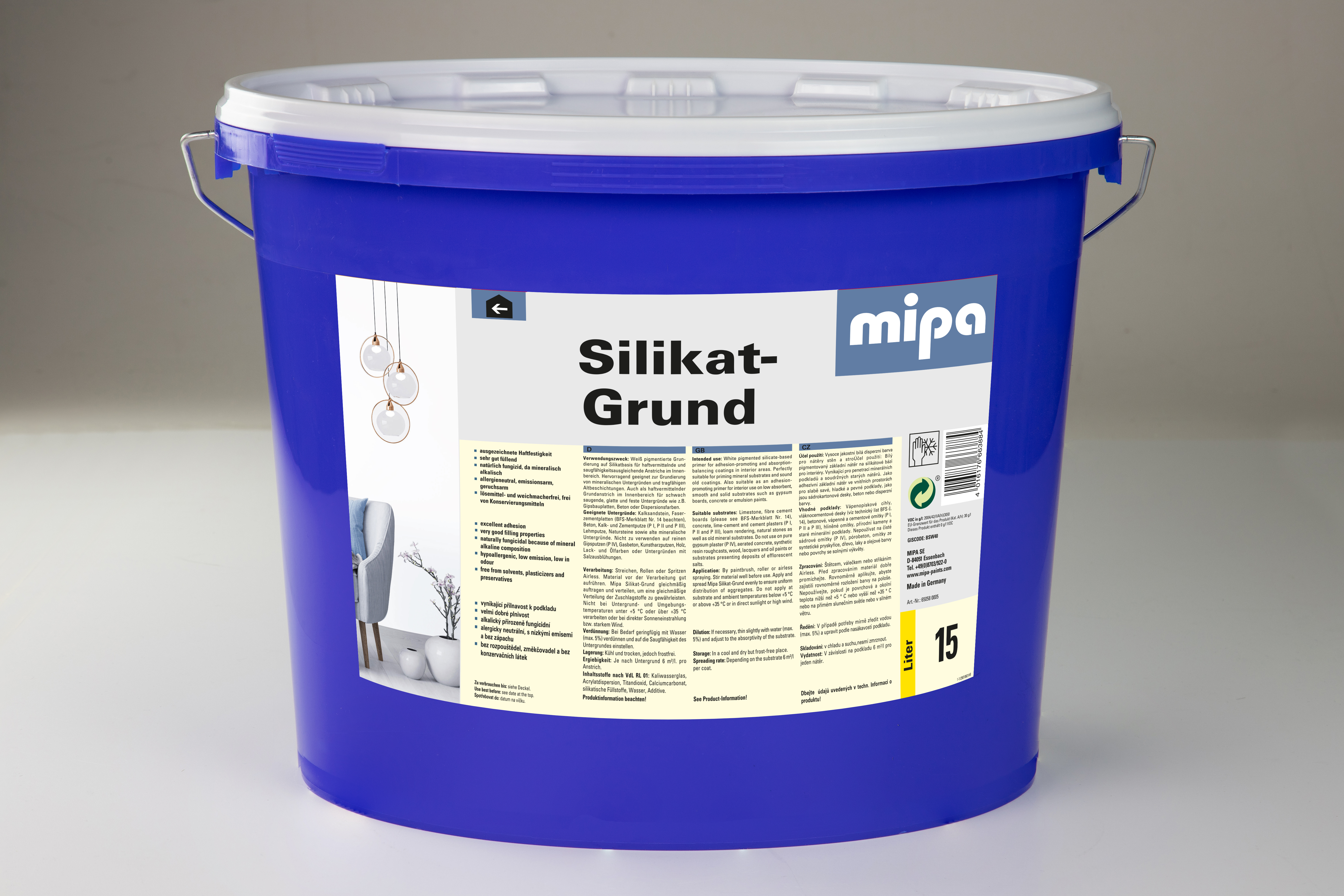 Mipa Silikat-Grund - 15 Liter
