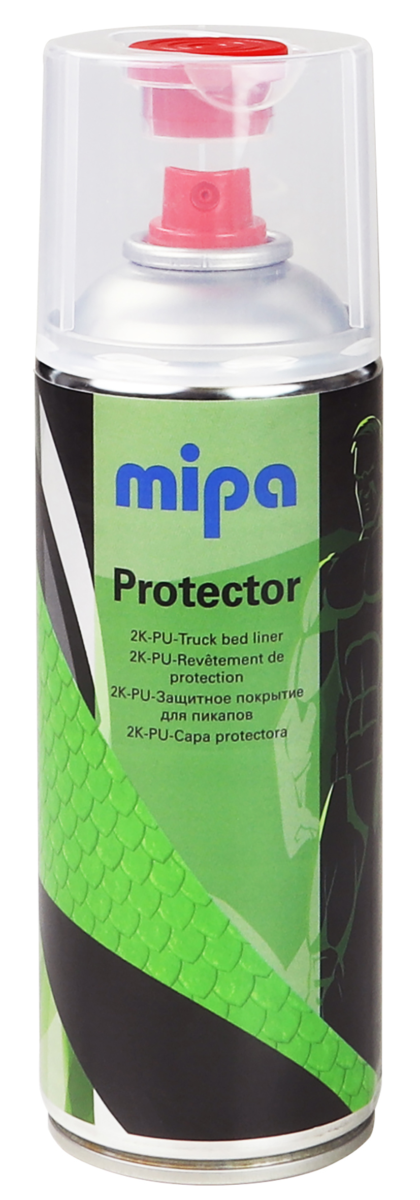 Mipa Protector 2K-Spray 400 ml, schwarz inkl. Härter