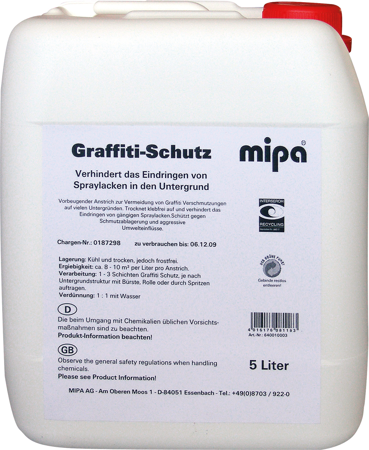 Mipa Graffiti-Schutz - 5 Liter