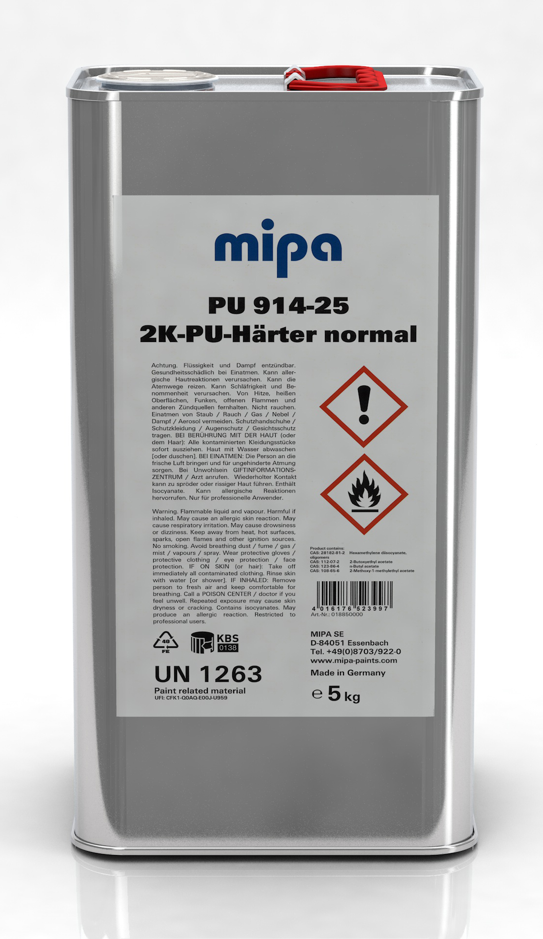 Mipa PU 914-25 - 1 kg, 2K-PU-Härter normal