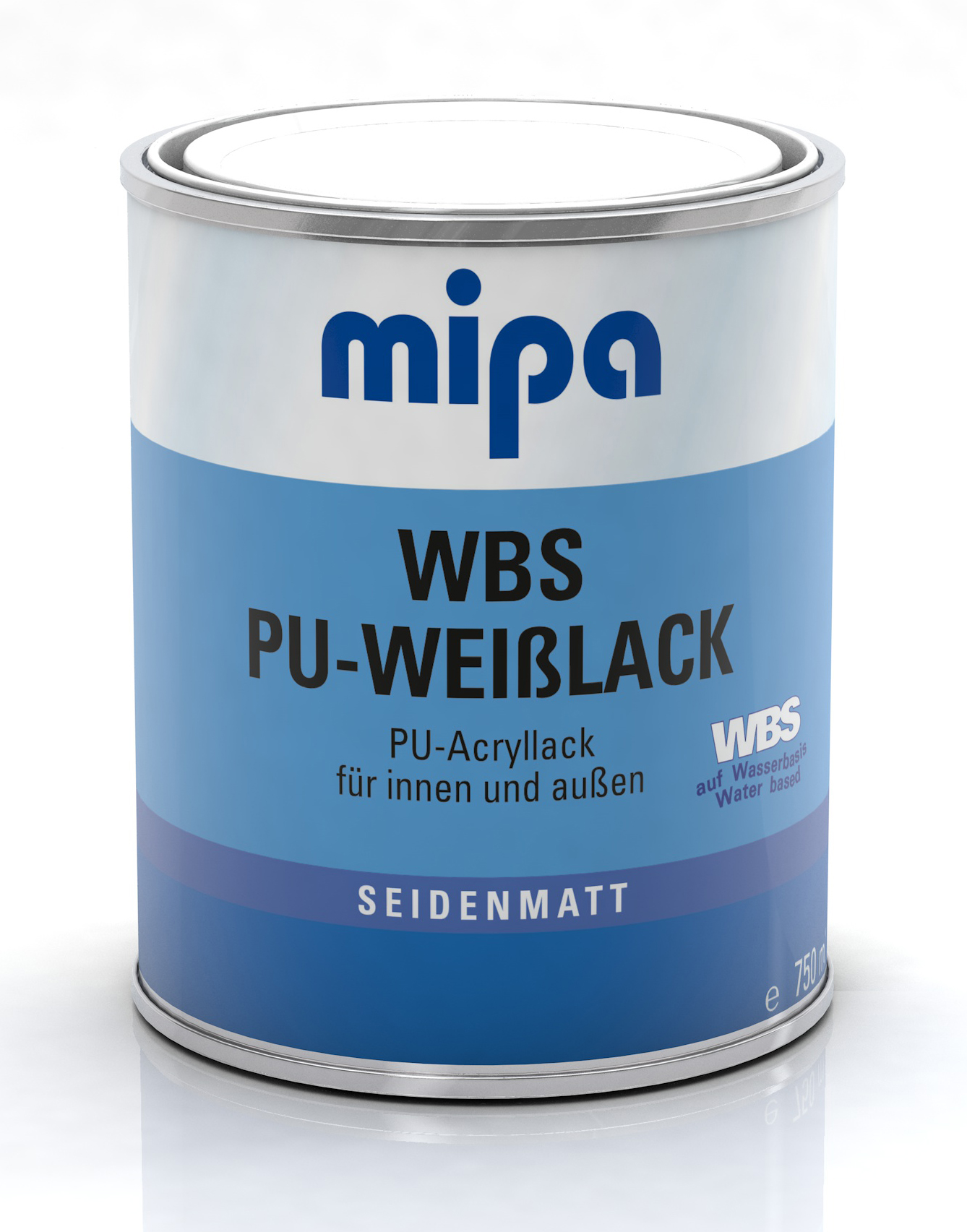 Mipa WBS PU-Weißlack sm 750 ml