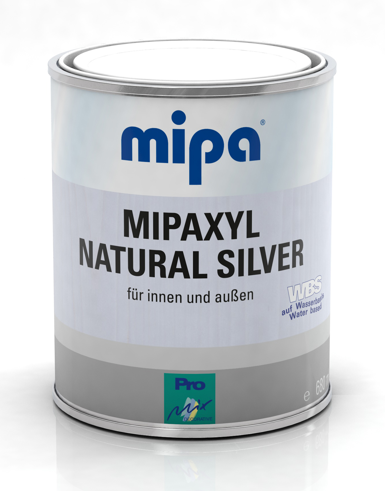Pro Mix Mipaxyl Natural Silver, 680 ml Basis 1 farblos Pro Mix Decorative