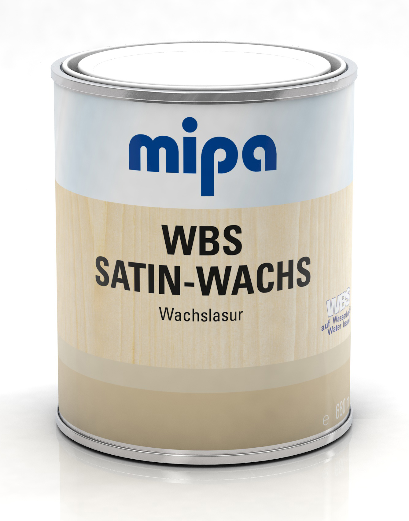 Mipa WBS Satin-Wachs 680 ml, transparent Basis 1 Pro Mix Decorative