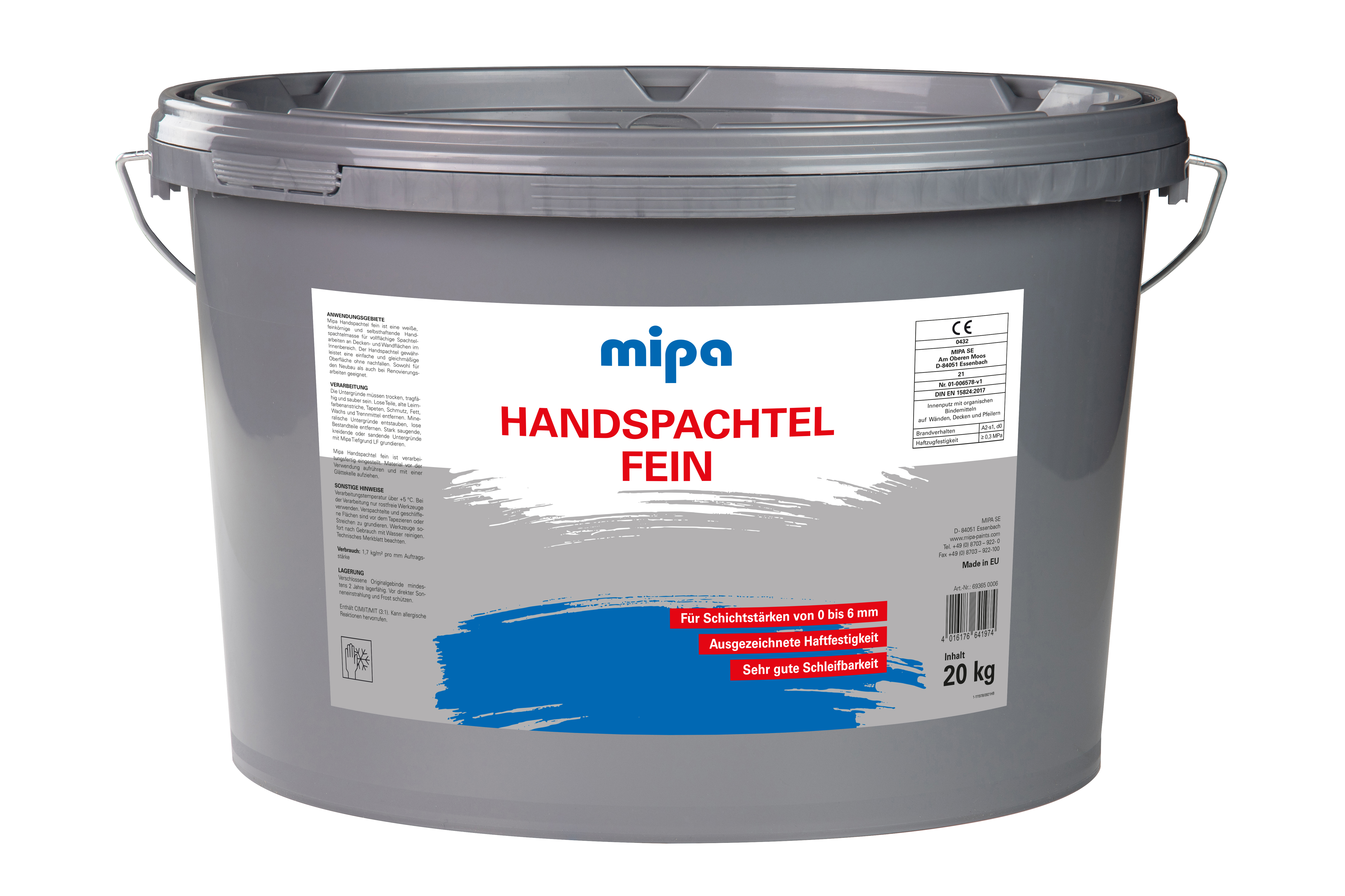 Mipa Handspachtel fein - 20 kg