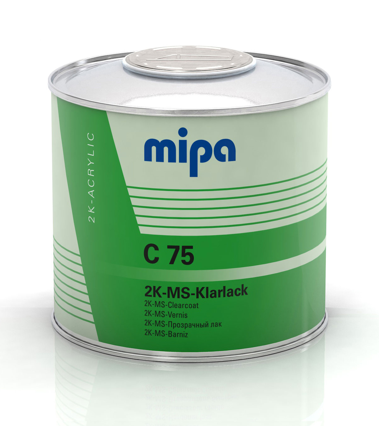Mipa 2K-MS-Klarlack C 75 - 0,5 Liter, MS-Qualität