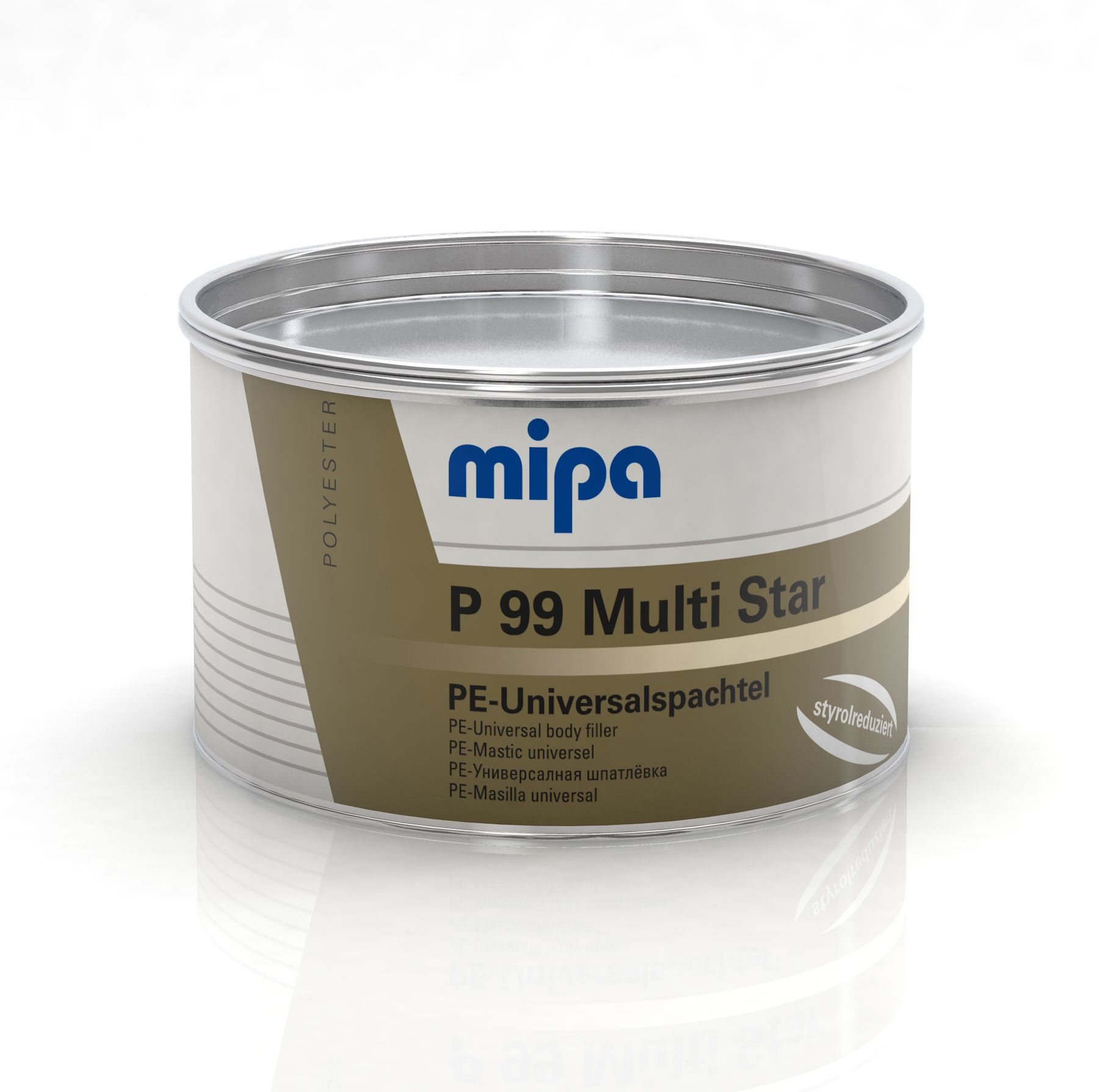 Mipa P 99 Multi Star styrol-, reduziert PE-Autospachtel beige
