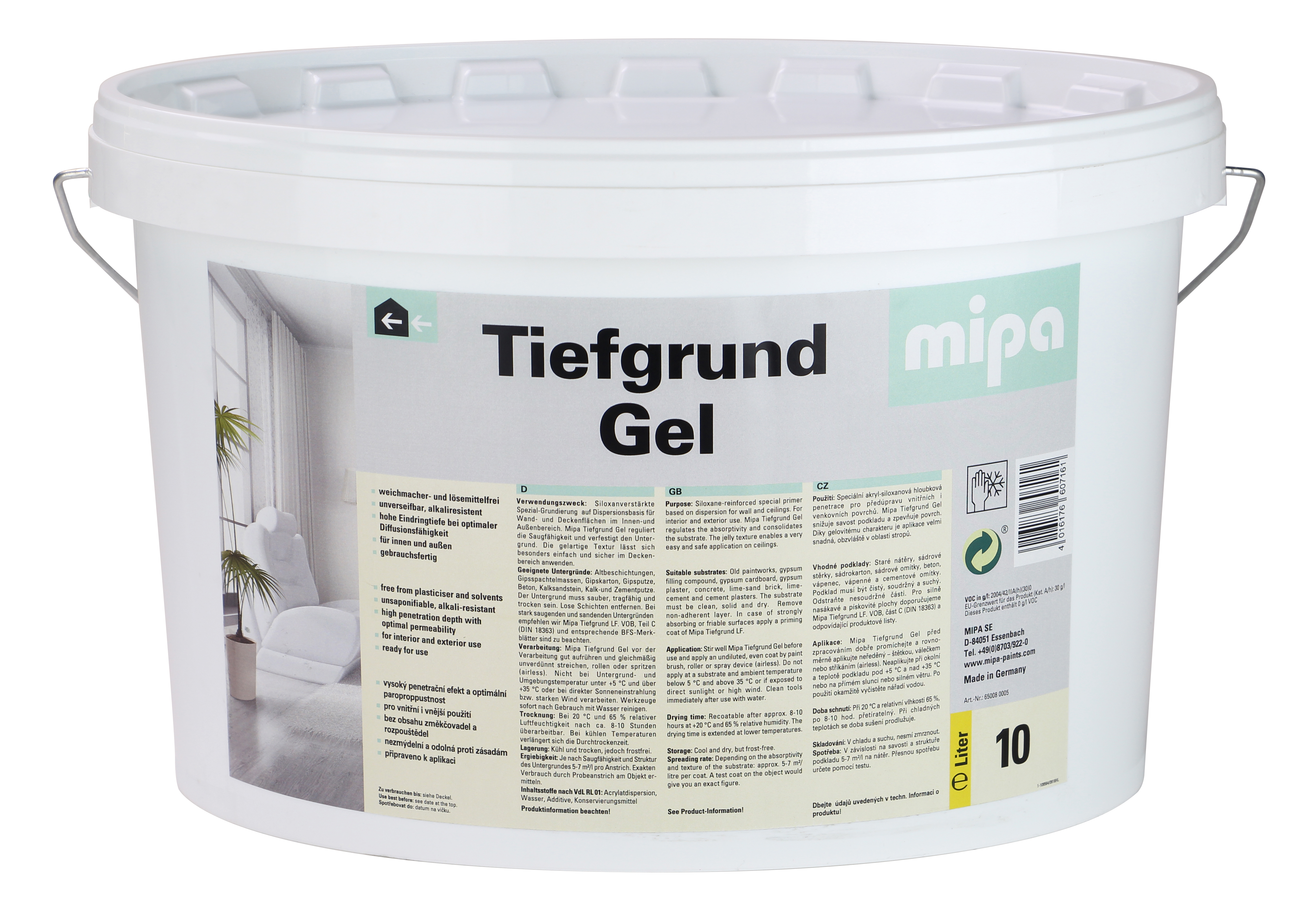 Mipa Tiefgrund Gel - 10 Liter