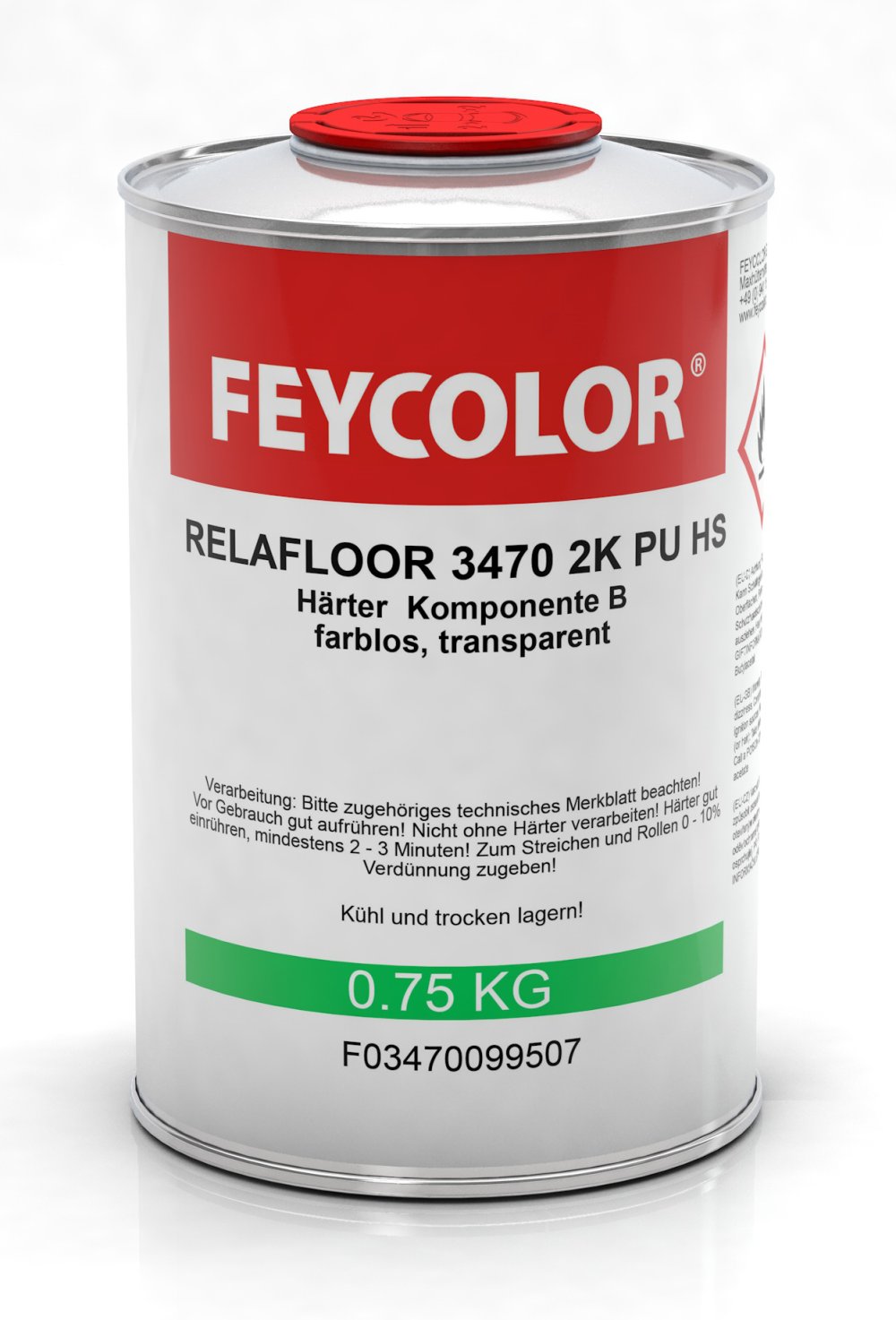 RELAFLOOR 3470 2K PU HS, Härter Komponente B 0,75 KG